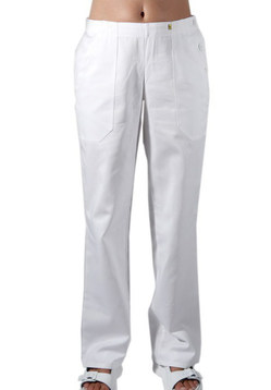 Bílé dámské pracovní kalhoty PEGGY