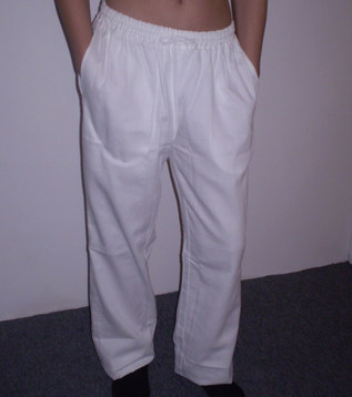 Bílé dámské pracovní kalhoty Petra